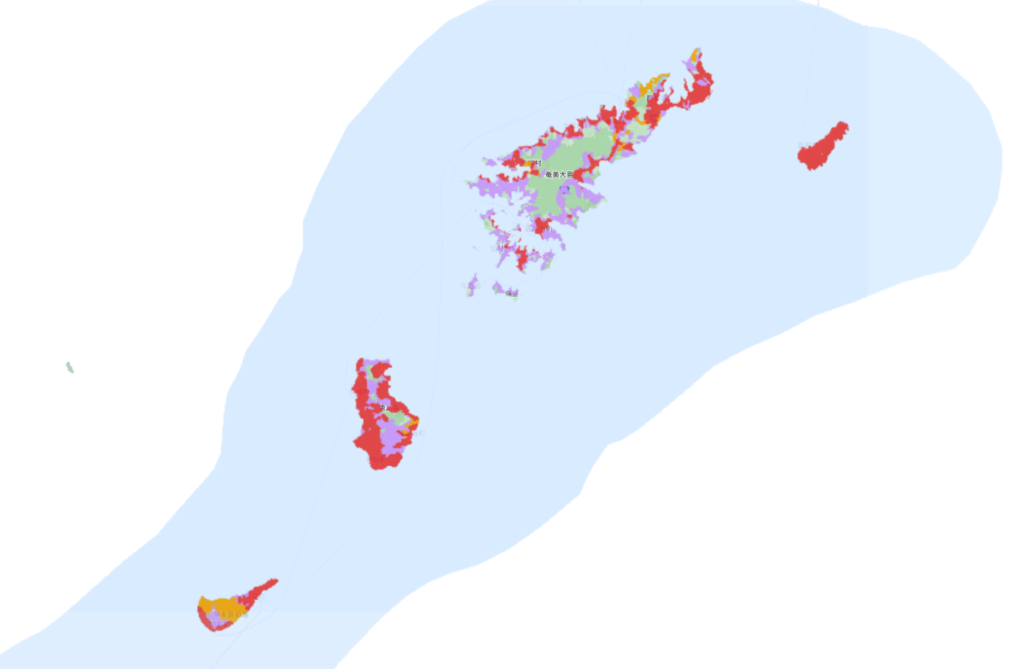 鹿児島県の三島村・十島村（トカラ列島）のQTモバイルの通信状況